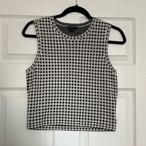 Theory Sleeveless Cropped Sweater